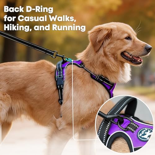 PoyPet No Pull Dog Harness Small, Reflective Vest - Image 4