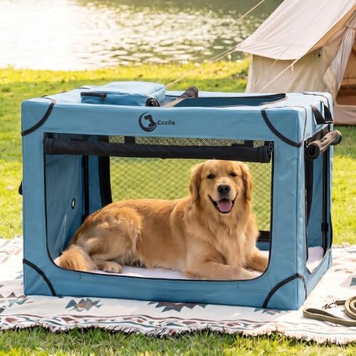 Portable Collapsible Soft Dog Crate by Cozila