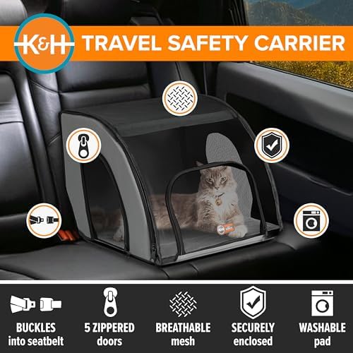 K&H Dog Car Seat, Travel Safety Carrier - Image 5