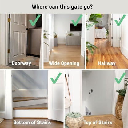 Ingenuity Multi-Use Decorative Extra Tall Walk-Thru Baby Gate, Fits Openings - Image 4
