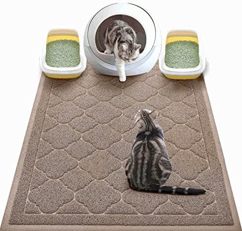 WePet Cat Litter Box Mat, Kitty Premium PVC Pad, Durable Trapping Rug, by WePet
