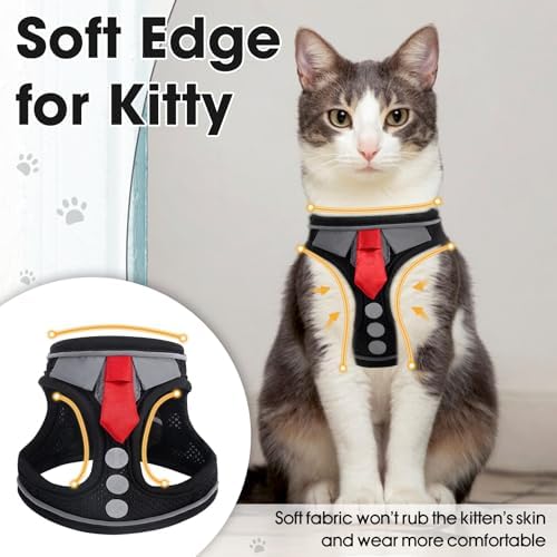Cat Harness and Leash Set for Walking Escape Proof Vest for Kitten - Image 6