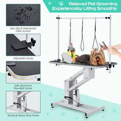 43.3 in Hydraulic Dog Grooming Table - Image 2