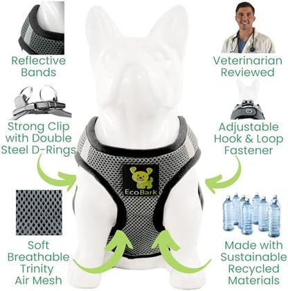 EcoBark Step in Dog Harness, Reflective Mesh Vest, Small & Medium Dogs - Image 3