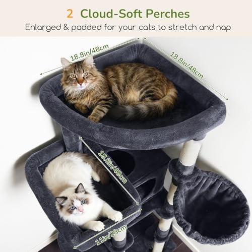 Globlazer 80in Tall Extra Large Heavy Duty Corner Cat Tree Tower - Image 2