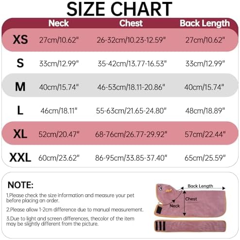 Dog Bathrobe, Fast Drying Coat, Super Absorbent Bath Towel Pink L - Image 4