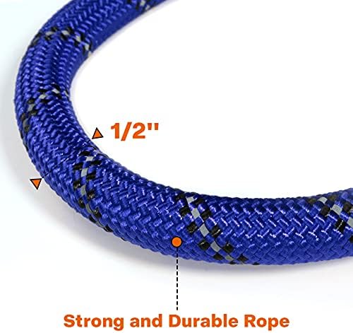 Taglory Rope Dog Leash for Medium Large Dogs, 5 FT Padded Handle - Image 3