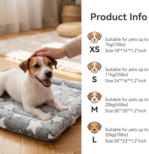 Dog Bed Mat - Soft Crate Pad for Kennel, Durable Pet Bed for Small Dogs & Cats - Image 4