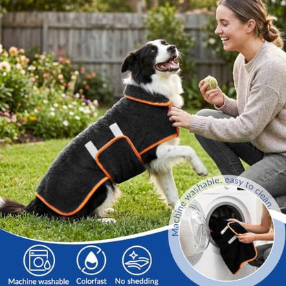Bienbee Dog Bathrobe, Super Absorbent - Image 5