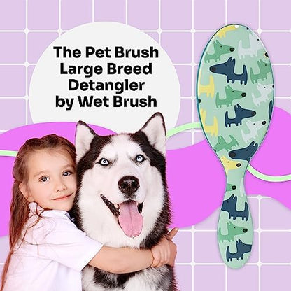 Wet Brush Pet Hair Brush, Large Dog Breed Detangler - Image 2