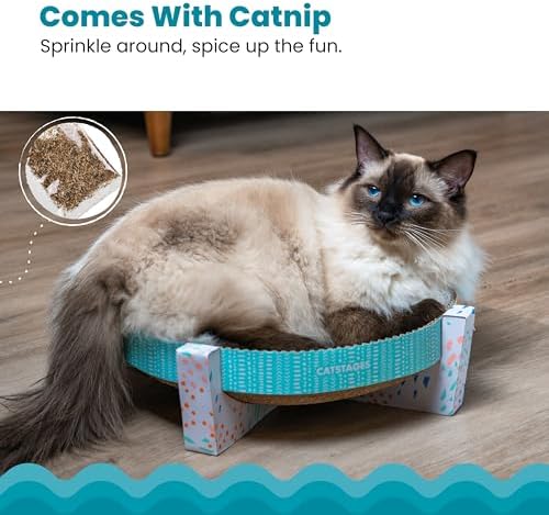 Catstages Scratch, Snuggle & Rest 2-in-1 Cat Scratcher & Lounger - Image 4
