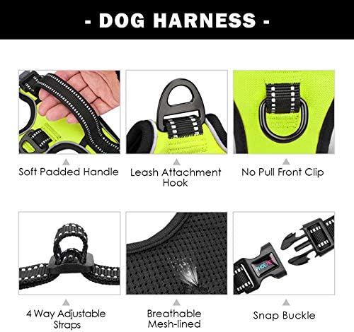 PHOEPET No Pull Dog Harness for Small Dogs Reflective Adjustable Front Clip - Image 4