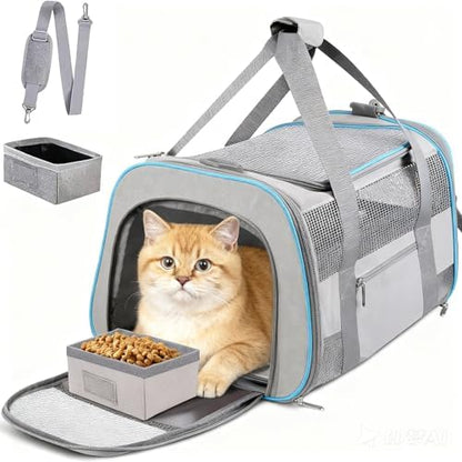 17" Soft Cat Carrier with Shoulder Strap by SECLATO