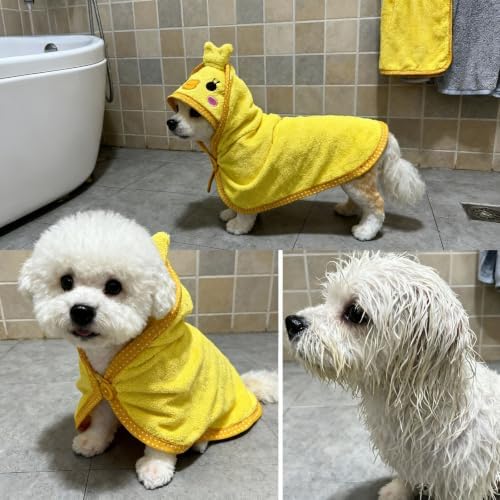 Dog Hooded Bathrobe Towel Fast Drying Absorbent Bath Warm Blanket - Image 7