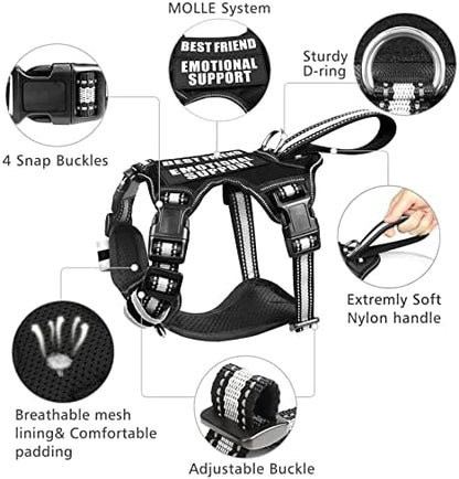 WINSEE Service Dog Vest No Pull Dog Harness - Image 3