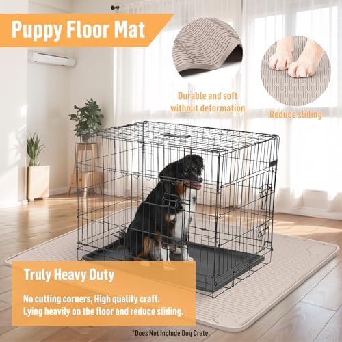 Silicone Dog Bed Mat 50"x 35" Crate Mat - Image 5