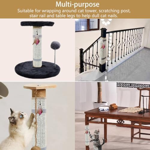 Sisal Scratch Mat, Cat Nail File Scratcher - Image 6