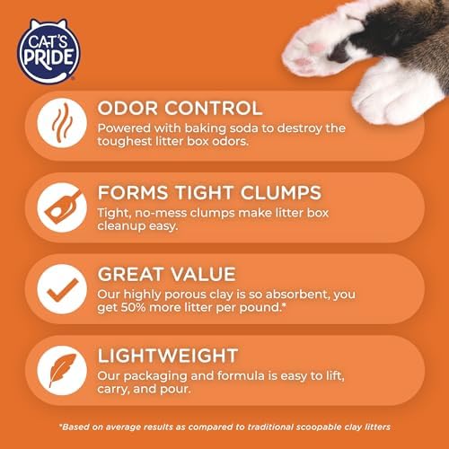 Cat's Pride Baking Soda Lightweight Scented Clumping Liter 10lb - Image 3