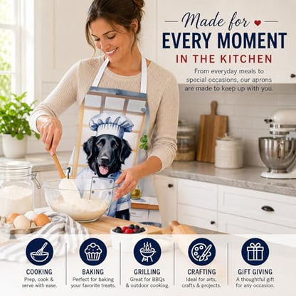 Caroline's Treasures Flat-Coated Retriever The Chef Apron Cooking Kitchen - Image 6