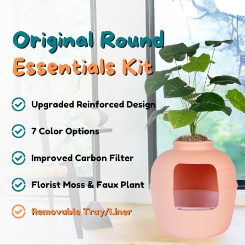 Good Pet Stuff Original Hidden Litter Box Planter, Decorative Cat Litter - Image 3