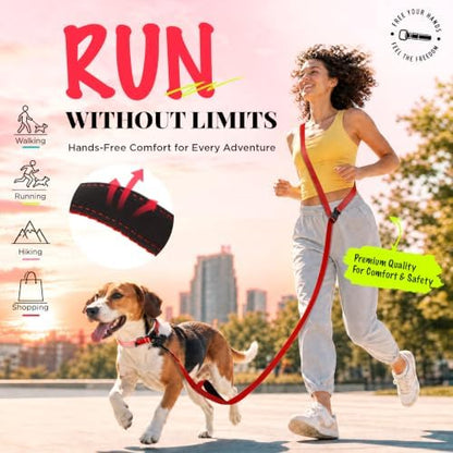 Hands Free Dog Leash, 5.9-8.2ft Multifunctional Crossbody Rope - Image 4