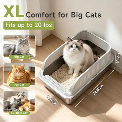 Stainless Steel Cat Litter Box - Image 2