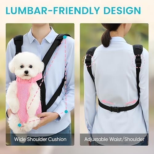 Mosago Dog Backpack Carrier, Front Chest Carrier - Image 6