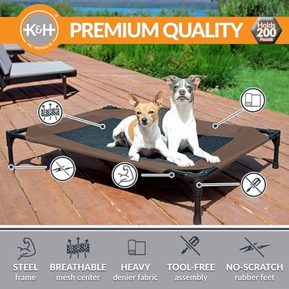 K&H Outdoor Elevated Dog Bed for Medium & Large Pets - Image 2