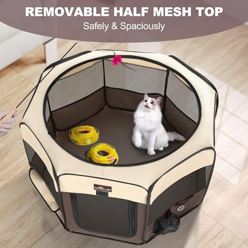 Aivituvin Dog Playpen, Foldable Pet Play Pens - Image 4
