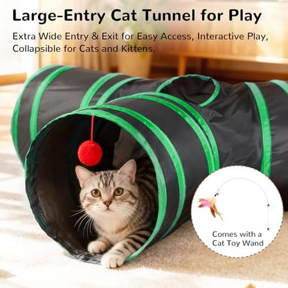 Tempcore Cat Tunnel, 3-Way Collapsible Toy - Image 4