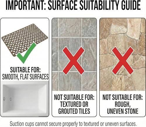 Nonslip Bathtub Mat Extra Soft TPE Bath Mat - Image 3
