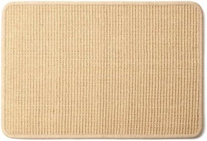 Wall & Floor Mount Cat Scratcher Pad, 23.6 × 15.7 inch Sisal Mat by Loktrami