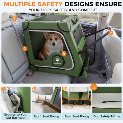 Dog Car Crate for Back Seat - Image 5