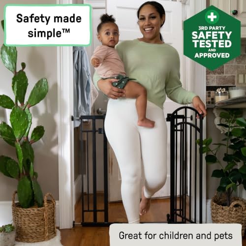 Ingenuity Multi-Use Decorative Extra Tall Walk-Thru Baby Gate, Fits Openings - Image 3
