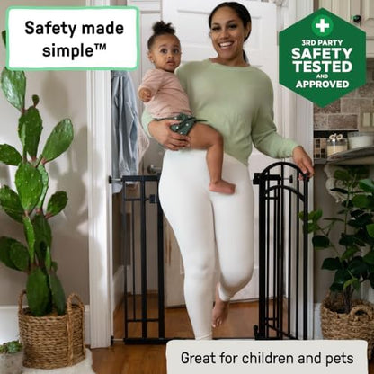 Ingenuity Multi-Use Decorative Extra Tall Walk-Thru Baby Gate, Fits Openings - Image 3