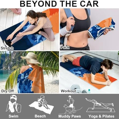 2 Pack Car Towels Seat Cover - Image 5