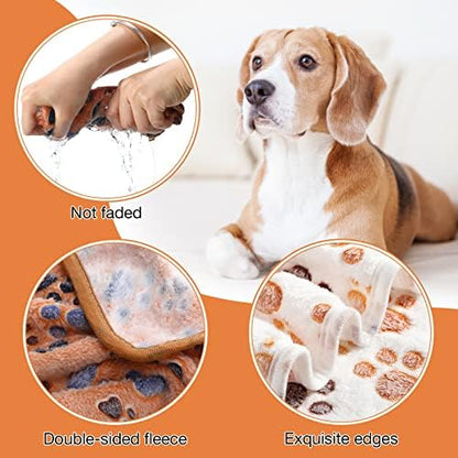 Chumia 18 Pcs Fleece Puppy Blanket - Image 3
