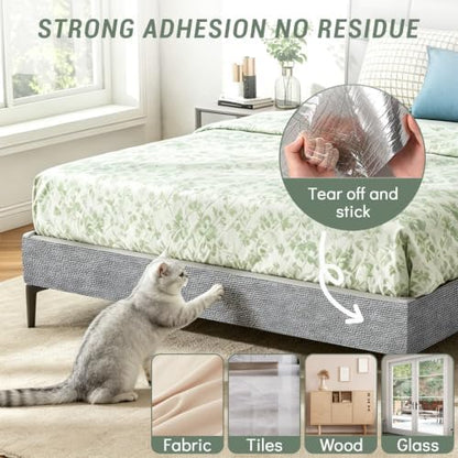 Cat Scratch Mat for Couch, 78.7x15.8 in Self-Adhesive - Image 6