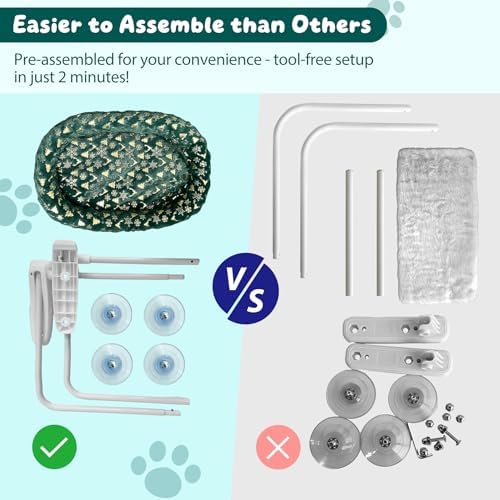 L&W BROS. 2-Pack Foldable Cat Window Perches - Image 3