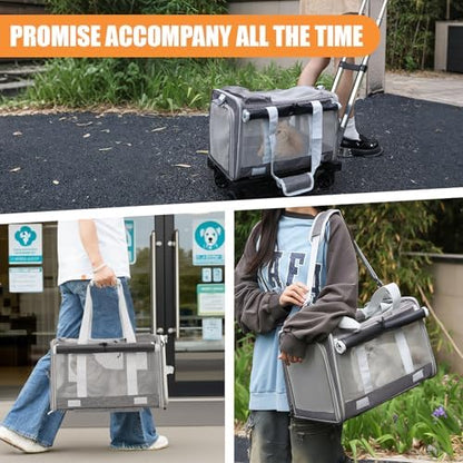 Pet Carrier with Wheels - Image 6