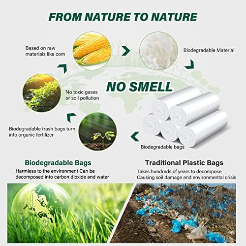 Inwaysin Ultra Thick & Strong Biodegradable Trash Bags - Image 2