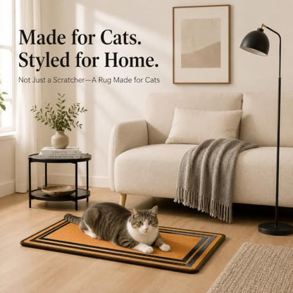 Cat Scratcher Mat, Natural Sisal Cat Scratch Pad - Image 6