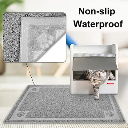 UPSKY Large Cat Litter Mat Trapper 35"×23", Waterproof - Image 4