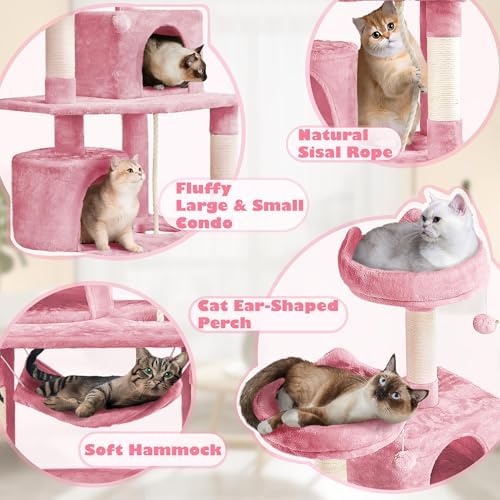 Yaheetech 62.5inches Cat Tree Cat Tower Cat Condo - Image 4
