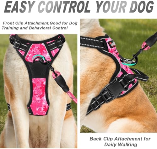 BARKBAY Dog Harness No Pull for Medium Sized Dog Front Back Clips, Dog Vest - Image 2