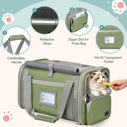 Soft Cat Carrier for Anxious Pets - Image 3