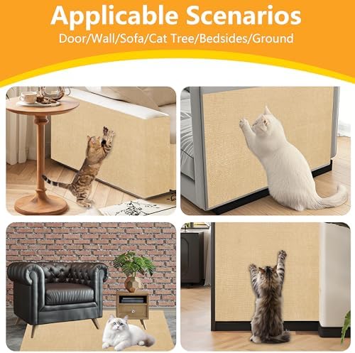 Cat Scratch Pad for Wall, Scratch Furniture Protector - Image 5