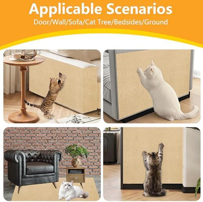 Cat Scratch Pad for Wall, Scratch Furniture Protector - Image 5