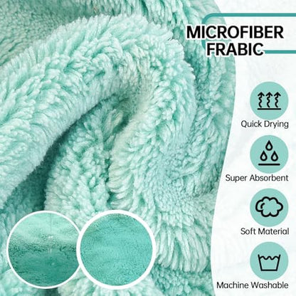 Dog Bathrobe, Fast Drying Coat, Super Absorbent Bath Towel Green XL - Image 2