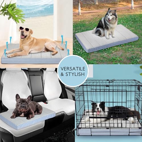 Cooling Dog Bed for Large Dogs, QMAX>0.5 Waterproof Pet Beds - Image 5